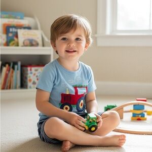 Jojo Maman Bebe short sleeve pjs